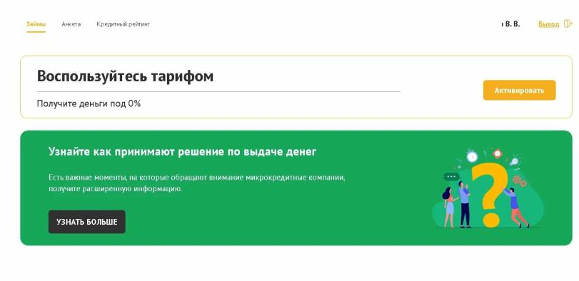 возможности лк